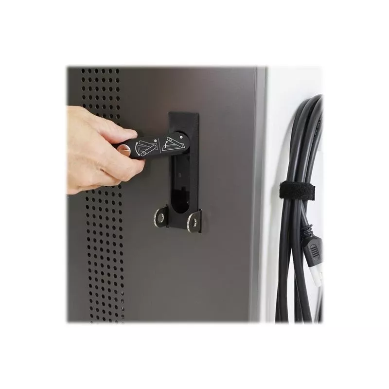 Ergotron YES35 Laadimiskäru 35 seadmele - Lukustatav, Hall/Valge, kuni 10-tolline ekraan
