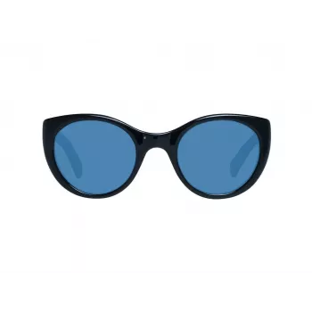 ERMENEGILDO ZEGNA Unisex Päikeseprillid ZC0009-01V50 - Must atsetaatraam, hallid läätsed 50/23/145 mm
