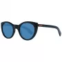 ERMENEGILDO ZEGNA Unisex Päikeseprillid ZC0009-01V50 - Must atsetaatraam, hallid läätsed 50/23/145 mm