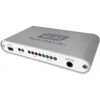 ESI Maya44 USB+ 4 sisse / 4 välja USB 2.0 heliliides MIDI ja +48V fantoomtoitega