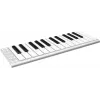 ESI Xkey 25 USB MIDI kontrollerklahvistik - 25 tundlikku klahvi, polüfooniline aftertouch, harjatud alumiinium, üliõhuke, hõbedane