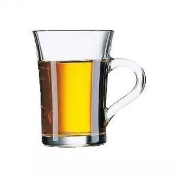 Esmeyer Amos teeklaasid 250 ml, 6-osaline komplekt, läbipaistev, kuumakindel klaas 410-632