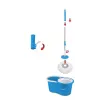 Esperanza EHS005 pöörleva mopiga süsteem koos tsentrifuugiga, teleskoopvarrega, 6 L ämbriga, 2 mikrokiust mopipeaga, roheline/hall