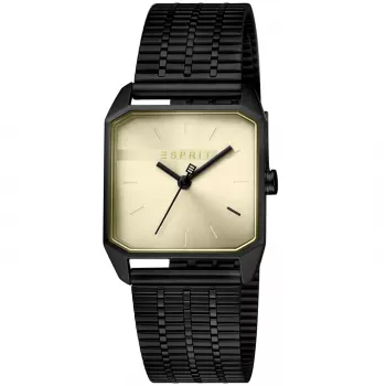 ESPRIT Women's Quartz Analogue Watch ES1L071M0045 29mm Rose Gold Stainless Steel Mesh