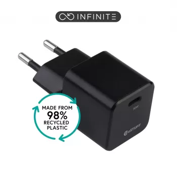 ESTUFF Infinite (GRS) USB-C laadija 20W Power Delivery