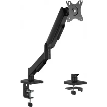 eSTUFF üksik gaasvedruga monitori kinnitus GLB227011 - lauaklambriga ja läbiviiguga, 17-32 tolli, 2-9kg, VESA 75/100, must