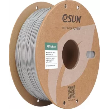 eSUN PETG 1.75mm hõbedane 1kg 3D-printeri filament PETG-Basic175S1P1