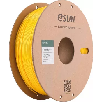 eSUN PETG+ 3D-printeri filament 1,75mm 1kg kollane paberrull PETG+175Y1P1