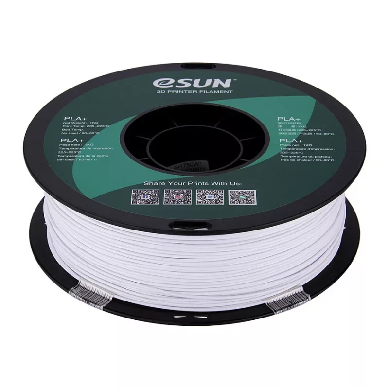 ESUN PLA+ 1,75mm Külmvalge 1kg 3D-printeri filament