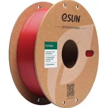 eSUN PLA BASIC 1,75mm Fire Engine Red 1kg 3D-printeri filament PLA-BASIC175O-FR1P1