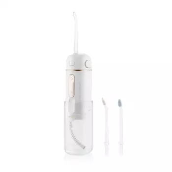 ETA Aqua Care Compact juhtmevaba suuõõne niisutaja – 165 ml, valge, 2 otsikut, IPX7, USB laadimisega