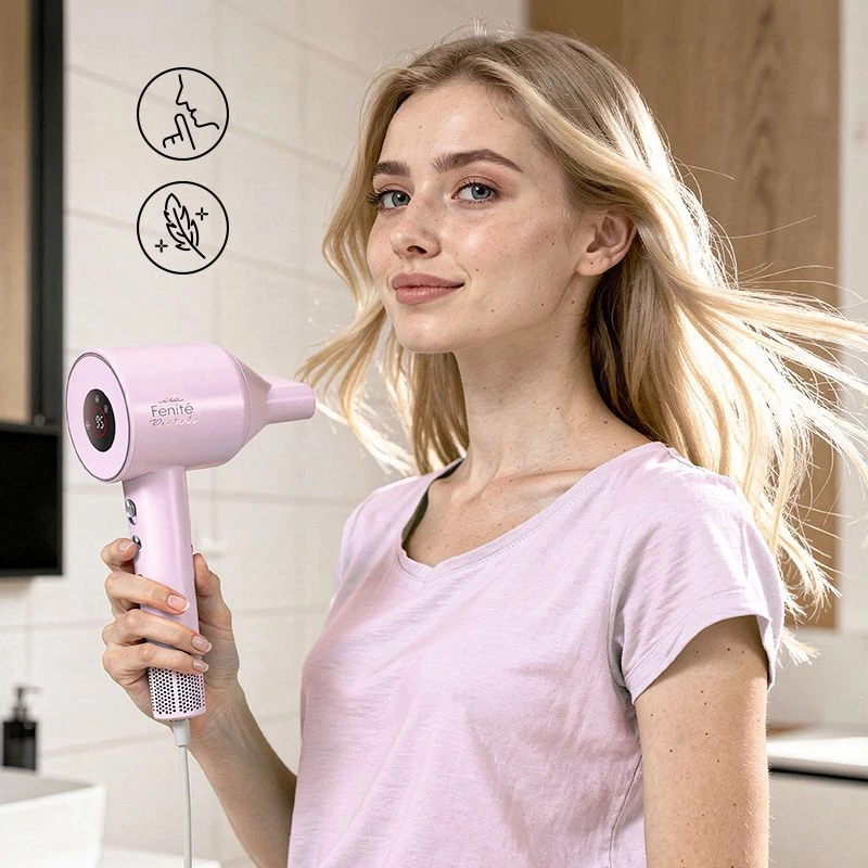 ETA Fenité Pastels föön 1600 W iooniline heleroosa difuusoriga