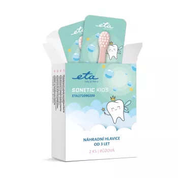 ETA Sonetic Kids 171090200 Asendusharjapead - 2 pakk - Roosa