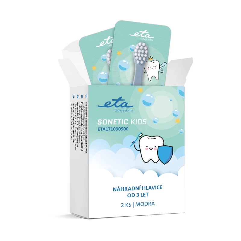 ETA Sonetic Kids 171090500 Asendusharjapead - 2 pakk, sinine