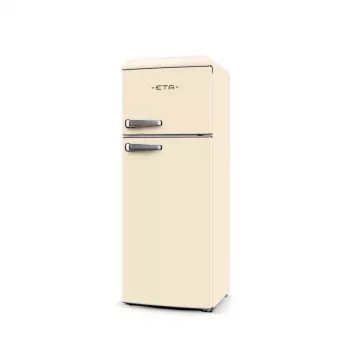 ETA Storio Retro ETA253390040EN Vabaltseisev külmik-sügavkülmik, 215L kogumaht, beež, energiaklass E, 38dB