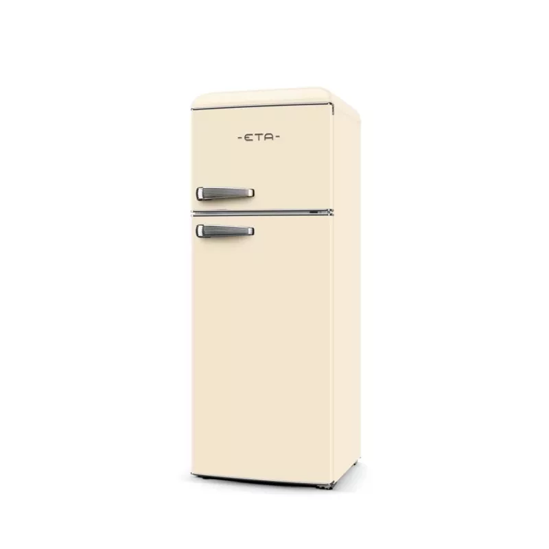 ETA Storio Retro ETA253390040EN Vabaltseisev külmik-sügavkülmik, 215L kogumaht, beež, energiaklass E, 38dB