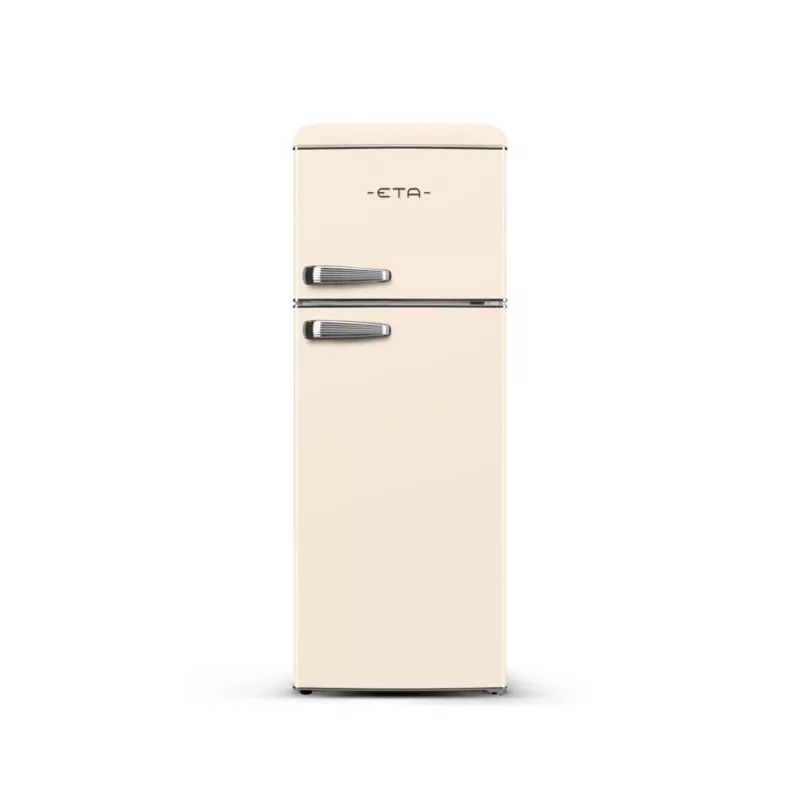 ETA Storio Retro ETA253390040EN Vabaltseisev külmik-sügavkülmik, 215L kogumaht, beež, energiaklass E, 38dB