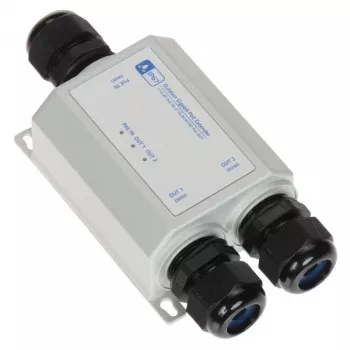 Ethernet + PoE Extender SPT-POE/2-POE-1G-IP67 Gigabit PoE+ IP67
