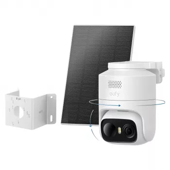 eufy eufyCam C36 solo 4K UHD juhtmevaba päikeseenergial töötav turvakaamera, valge