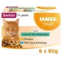 EUKANUBA IAMS Delights Senior Land & Sea Collection kastmes – märg kassitoit – 8 x 85g
