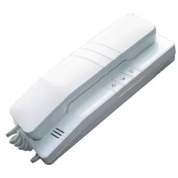 EURA ADA-38A3 4-juhtmeline analoog intercom telefon RL-3203H süsteemidele, valge