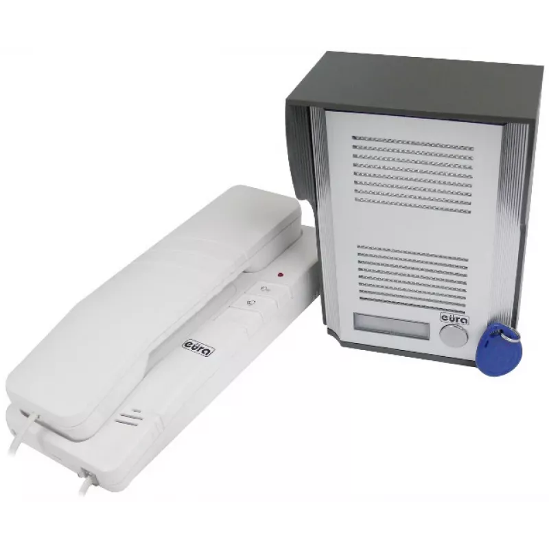 EURA ADP-41A3 Ühepereelamu Audiouksetelefon RFID-lugejaga (RL-3203ID)