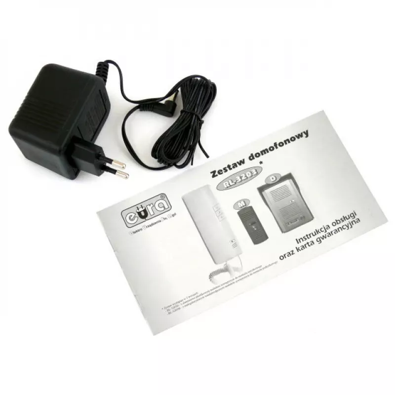 EURA ADP-42A3 (RL-3203M) 7-tolline TFT LCD videouksehelistikukomplekt - valge