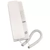 EURA ADP-44A3 (RL-3203D) Audio Intercom System - 2-juhtmeline, ühepereelamu, valge sisekõneleja, hõbedane välipaneel
