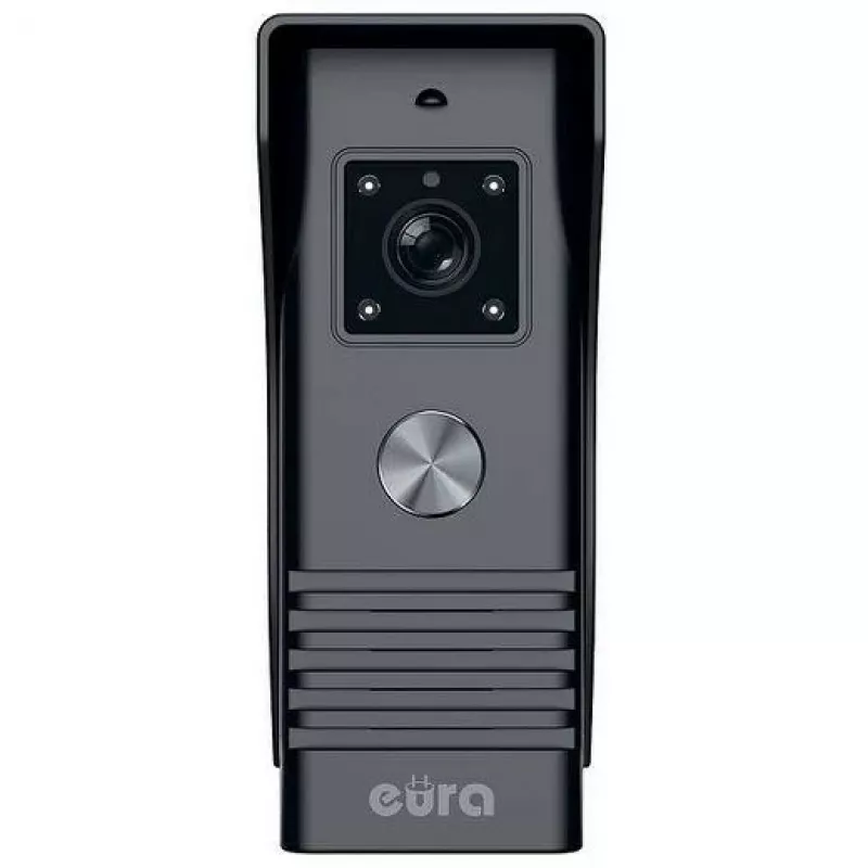 EURA VDP-45A3 ALPHA 7-tolline värviline videouksetelefon, must