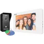 EURA VDP-76A3 7-tolline juhtmega videouksetelefon monitoriga, valge