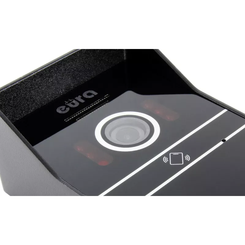 EURA VDP-80C5 Kahepere Videouksesüsteem, Valge, 2x 7 inch LCD, FHD, 1080p Kaamera, RFID Lugeja, Pinnale Paigaldatav