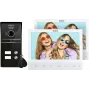 EURA VDP-80C5 Kahepere Videouksesüsteem, Valge, 2x 7 inch LCD, FHD, 1080p Kaamera, RFID Lugeja, Pinnale Paigaldatav