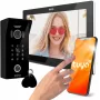Eura VDP-99C5 Video Uksekell, 7-tolline TFT LCD, WiFi, RFID, Tuya Smart, Must