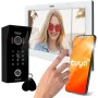 EURA VDP-99C5 Video Intercom, 7-tolline puuteekraan, WiFi, RFID, Tuya, valge