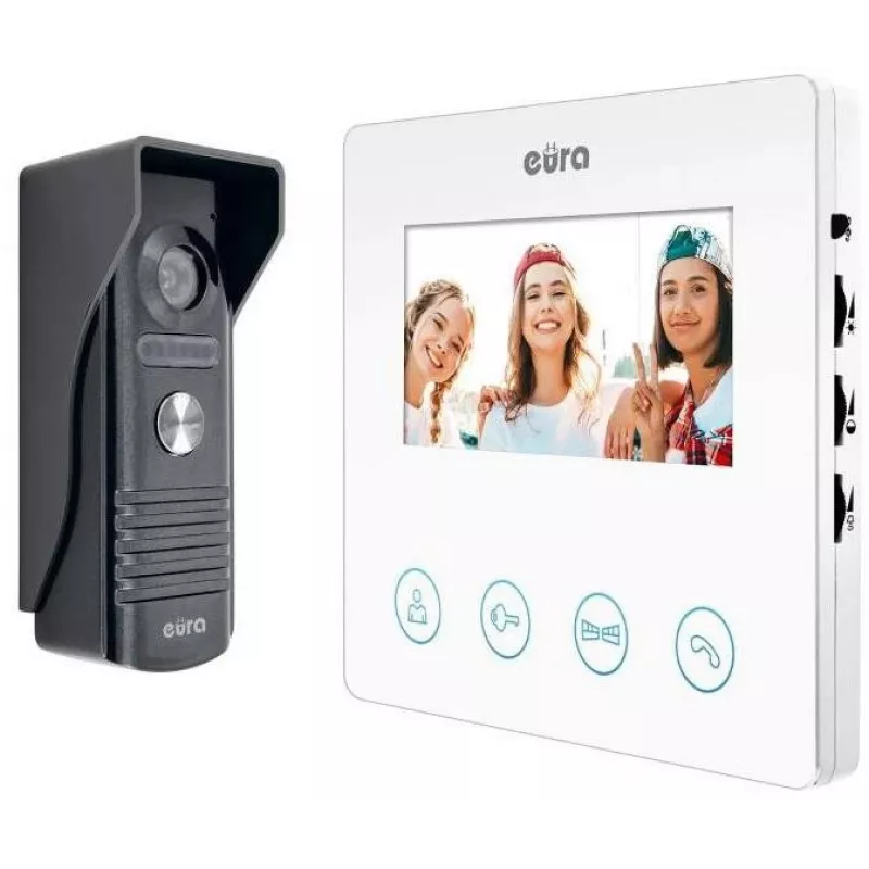 Eura Video Intercom EURA VDP-52A3ATIRA White