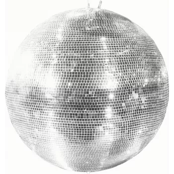 Eurolite 5010160A peegelpall 150 cm ehtsad klaasfassetid hõbedane