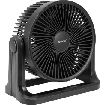 EUROLITE AKKU AF-10 Mini vaikne ventilaator must 23 cm Ø akutoitel kuni 11,5 h