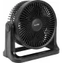 EUROLITE AKKU AF-10 Mini vaikne ventilaator must 23 cm Ø akutoitel kuni 11,5 h