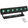 EUROLITE AKKU IP BAR-6 Entry QCL QuickDMX IP65 LED-valgusriba RGBW akutoitel