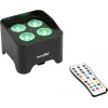 EUROLITE AKKU Mini UP-4 QCL Spot MK2 RGBW valgusti - traadita, 9h aku, 4x4W LED