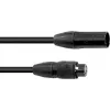 EUROLITE DMX-kaabel SEC-1 IP65 3-pin 15m must väliskasutuseks