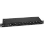 EUROLITE DMX Split 8X jaotur 3-pin galvaaniliselt isoleeritud 19-tolline rack 1U