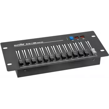 EUROLITE FD-36+1 DMX dimmerpaneel 36-kanaliline valgustusjuhtpult master-faderiga