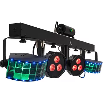 EUROLITE LED KLS Laser Bar FX AIR 51741099 koos spotide, derbyde, laseri, twinkle'i ja AirW-ga