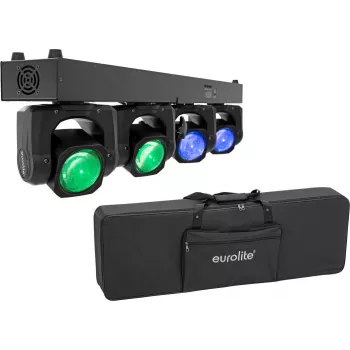 EUROLITE LED TMH Bar B240 Moving-Head Beam Set koos pehme kotiga – 4x 60W RGBW lavavalgustus