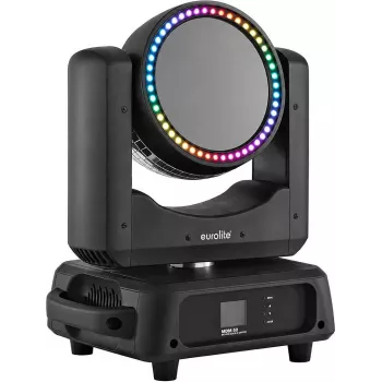 EUROLITE MDM-50 liikuv kahekordse peegliga efektivalgusti 10-värvilise ja 10-gobo rattaga, 4-kanaliline DMX, heliga aktiveeritav, 230V, 280W 51918900