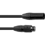 EUROLITE SEC-1 IP65 3-pin DMX-kaabel 3m must veekindel