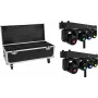 EUROLITE komplekt 2x LED TMH Bar S120 liikuvad pead + ratastega flightcase
