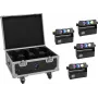 EUROLITE komplekt 4x AKKU MBT-3 Spot MK2 LED valgusti + Flightcase ratastega ja laadimisfunktsiooniga