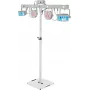 EUROLITE komplekt LED KLS Laser Bar FX valgustuskomplekt valge + BPS-2 kõlarialus valge 20000920